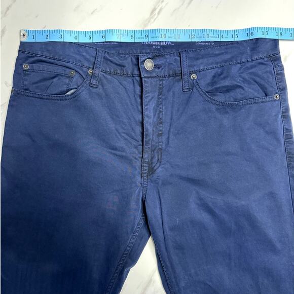 GOODFELLOW & CO NAVY BLUE MENS CHINO PANTS SIZE 36 WAIST X 30 INSEAM - Picture 9 of 11